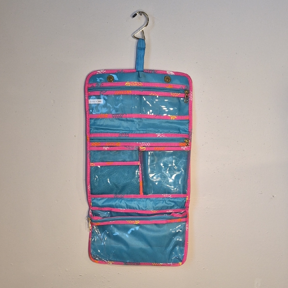 Pineapple Pattern Hanging Travel Organizer